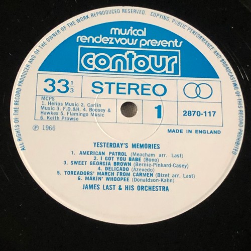 178 - James last yesterday‘s memories. Contour Records 2870 117