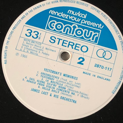 178 - James last yesterday‘s memories. Contour Records 2870 117
