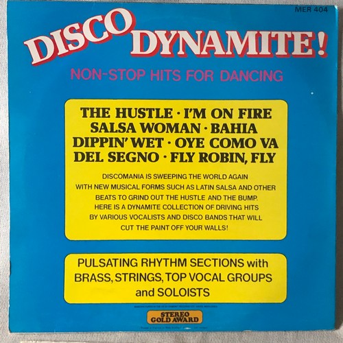 179 - Disco dynamite. Non-stop hits for dancing. MER 404 Stereo gold award series