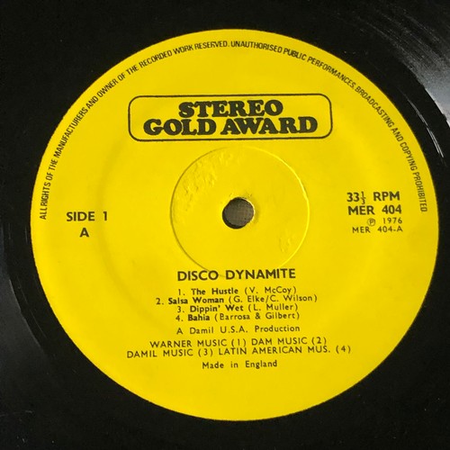179 - Disco dynamite. Non-stop hits for dancing. MER 404 Stereo gold award series
