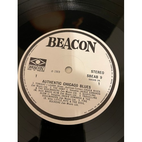 378 - Authentic Chicago blues. Various artists. SBEAB-9