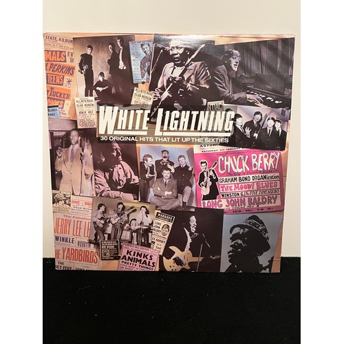 381 - White lightning 30 original hits that lit up the 60's. Double album. INSD-5017