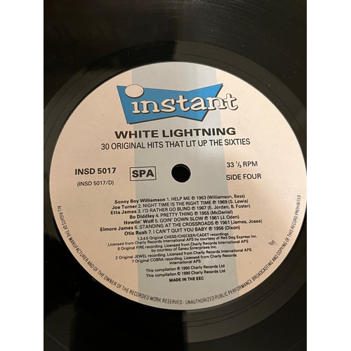 381 - White lightning 30 original hits that lit up the 60's. Double album. INSD-5017