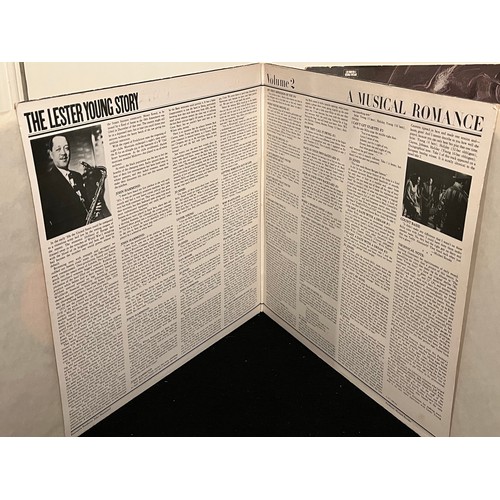 384 - The Lester Young Story. Volume 2 & 3. A musical romance CBS 882633 & Enter the count. CBS 88266
