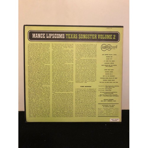 393 - Mance Lipscomb. Texas songster Vol. 2. USA import. F1023