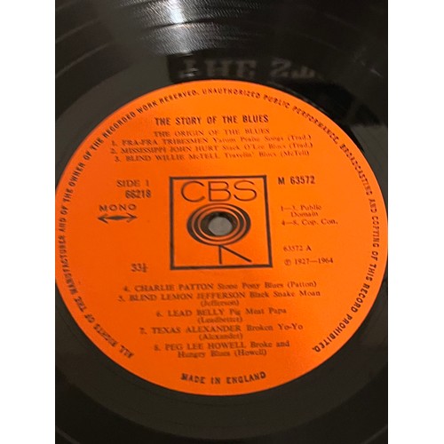 395 - The story of the blues by Paul Oliver. CBS-66218