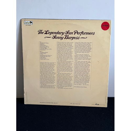 456 - The Legendary Sun Performers. Sonny Burgess. Italian import. OX/3213