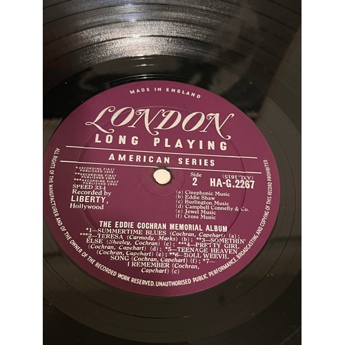 540 - Eddie Cochran. The Eddie Cochran memorial album. Mono HA-G 2267