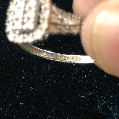 5 - 0.25 carat Diamond 9ct Gold Ring. Size L-M.
