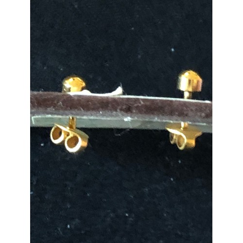 47 - Pair of 9ct gold ear studs