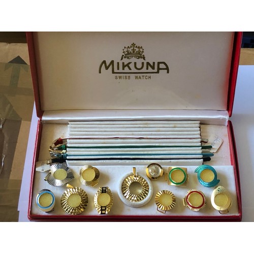 79 - Mikuna watch and accessories. Boxed