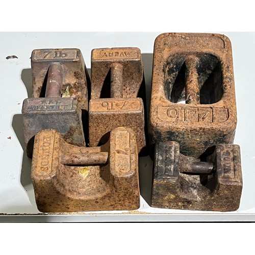 102 - Collection of cast iron weights