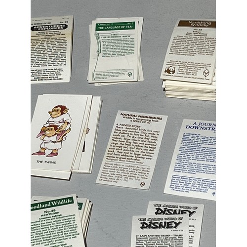 131 - Cigarette cards including sticky back PG Tips monkeys