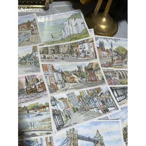 133 - Collectable unused postcards - Judges of Hastings all signed Patricia Hall, all different.
