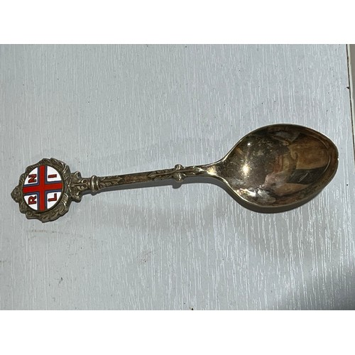 142 - Collectable RNLI silver plated teaspoon