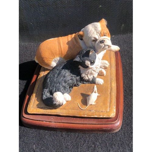 143 - Simpson resin dog figurine c.1989