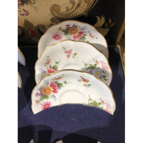 284 - Royal Crown Derby boxed Posies teaset.