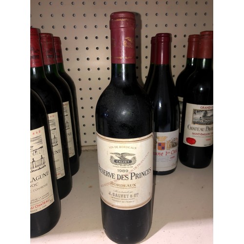 1243 - 1 bottle of 1989 Calvet Reserve Des Princes Bordeaux, France. Stored in a temperature and humidity c... 