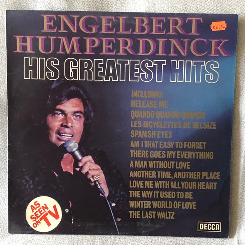 4 - Engelbert Humperdinck. His greatest hits. Decca Records SKL 5198 stereo