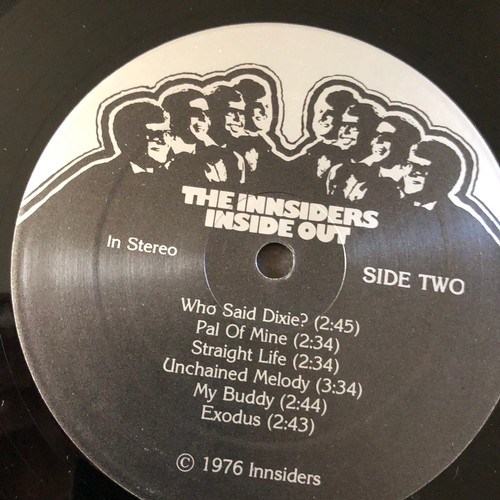 22 - The Innsiders. Inside out. Featuring the 1976 international champions in stereo