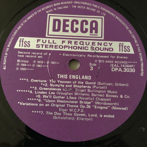 28 - This England. Decca Records. 2 LP set. DPA 3029/30