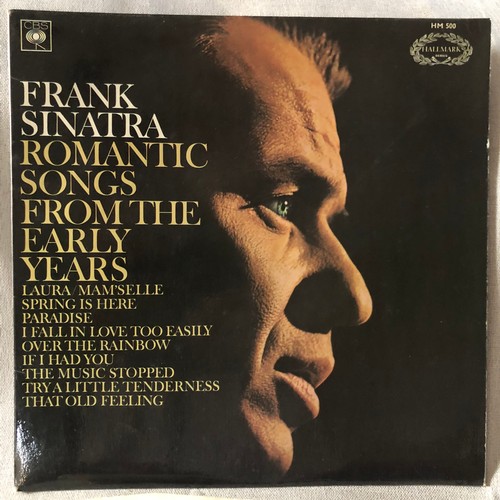 29 - Frank Sinatra. Romantic songs from the early years. CBS Hallmark HM 500