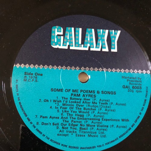 30 - Pam Ayres. Some of me poems and songs. Galaxy records GAL 6003