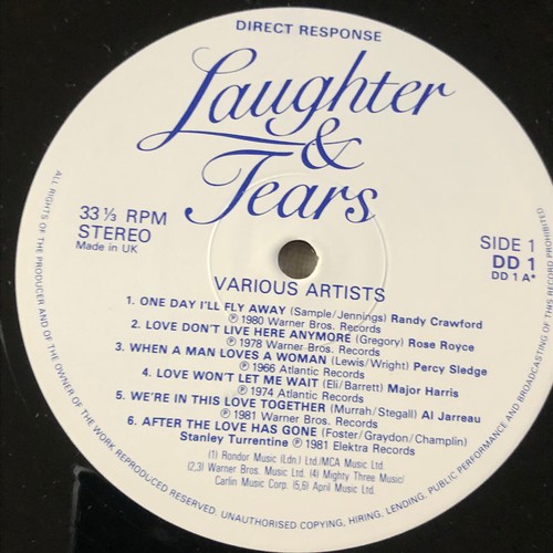 32 - Laughter and tears. various artists DD 1