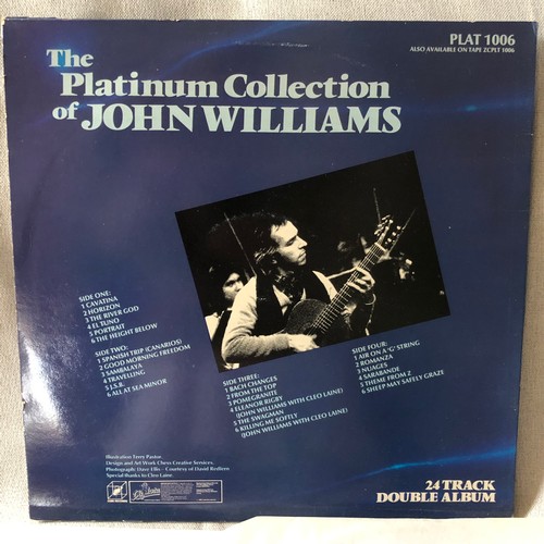 33 - The platinum collection of John Williams 24 track double album. PLAT 1006 Dakota Cube records