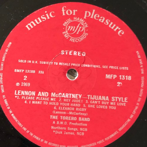 37 - Lennon and McCartney. Tijuana Style. The Torero band MFP records Stereo MFP 1318