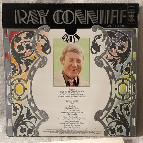 39 - Ray Conniff and the singers. Clair. I can see clearly now. Stereo CBS65430