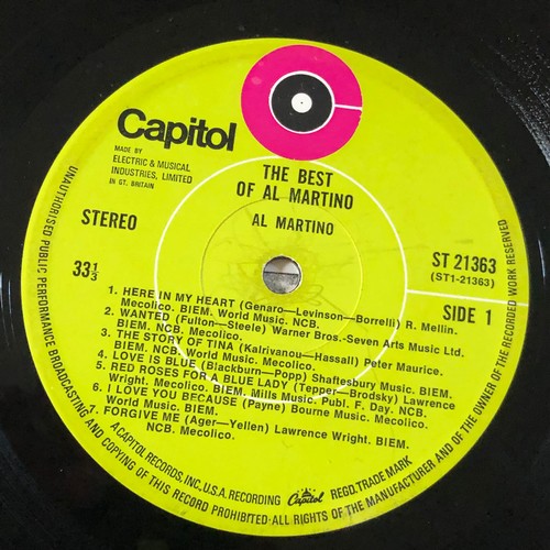 40 - The best of Al Martino. Capital records stereo ST21363