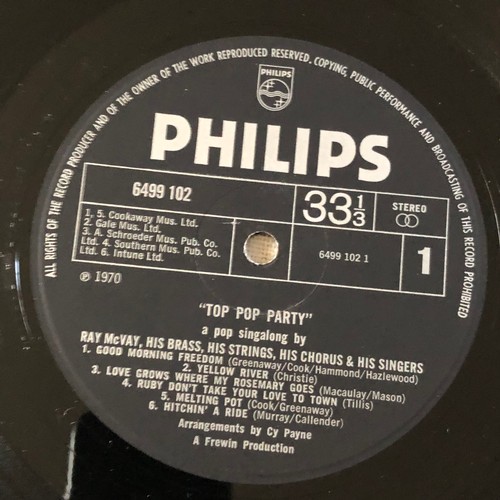 42 - Top pop party and pop singalong by Ray McVay. Phillips records 6642002