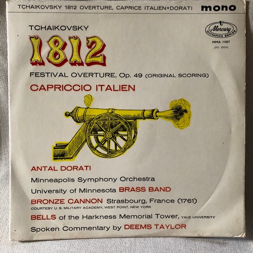 44 - Tchaikovsky 1812 overture and others. Mono mercury MMA 11057