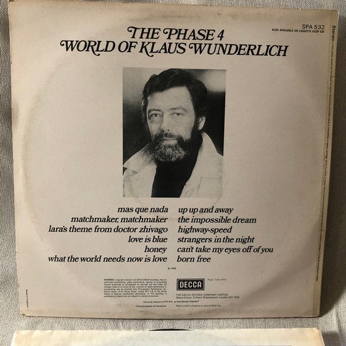 46 - The phase 4 world of klaus Wunderlich. Decca Records SPA 532 stereo