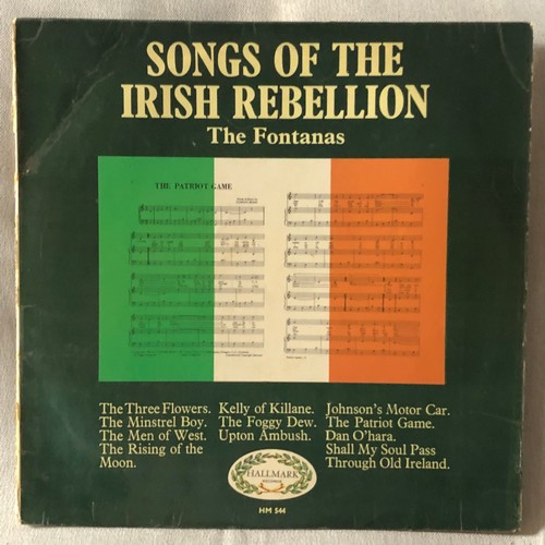 52 - Songs of the Irish rebellion. The Fontanas. Hallmark records HM544