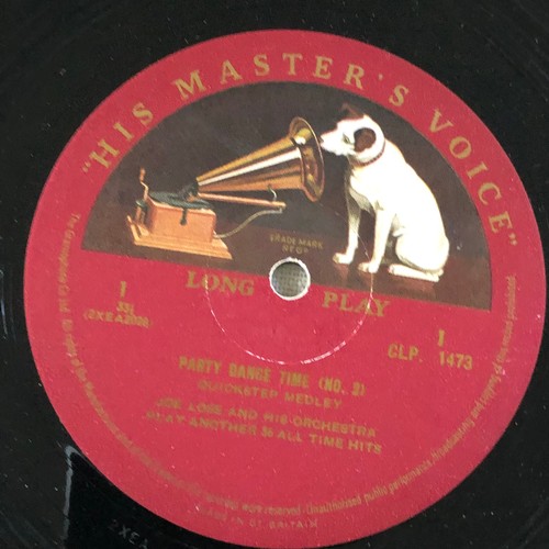 54 - Joe Loss and his Orchestra. Party dance time number two. HMV records CLP1473