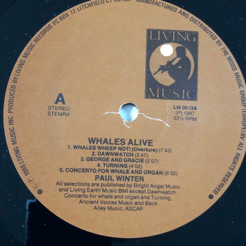 56 - Whales alive. WWF living music LM00013 998