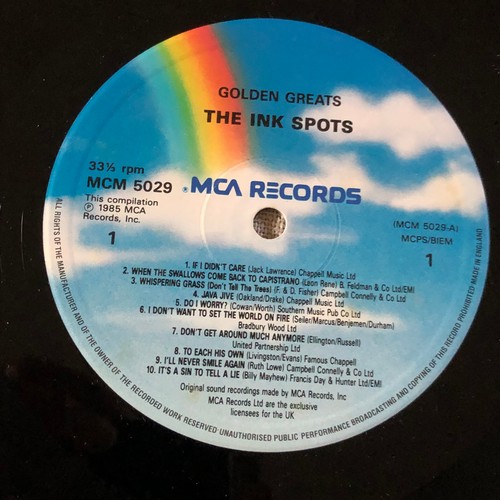 59 - The ink spots. Golden Greats. MCA recordings MCM 5029