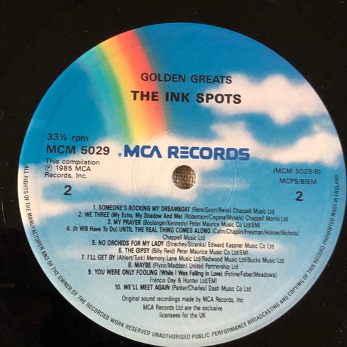 59 - The ink spots. Golden Greats. MCA recordings MCM 5029