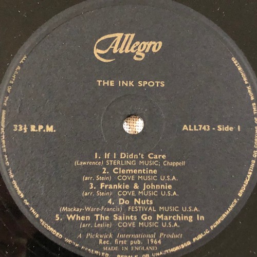 60 - The original Ink Spots. Allegro ALL 743