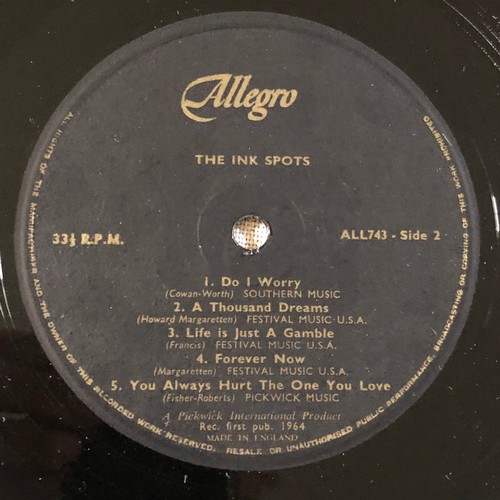 60 - The original Ink Spots. Allegro ALL 743