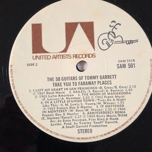 61 - The 50 guitars of Tommy Garrett take you to far away places. United artists stereo SAM501