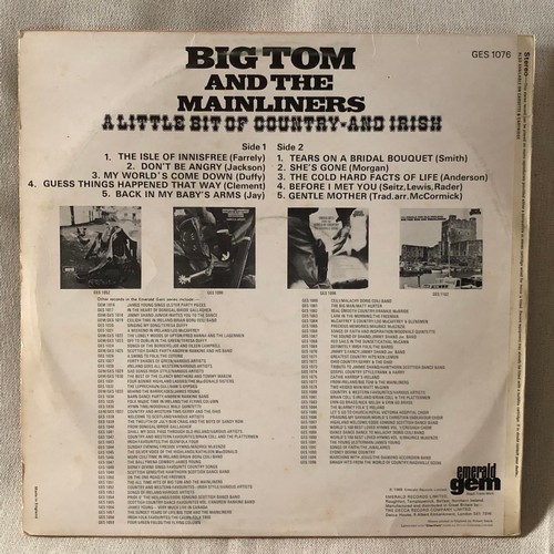 65 - Big Tom and the mainliners. Emerald gem  GES 1076 stereo