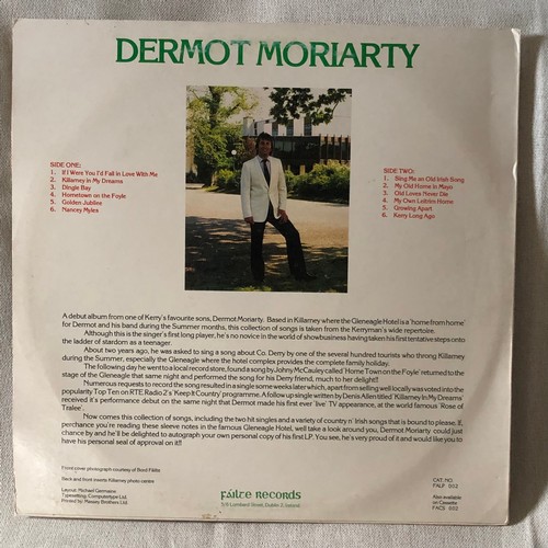 66 - Dermot Moriarty. Killarney in my dreams at the Gleneagle hotel  FALP002