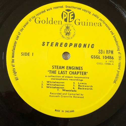 74 - Steam engines. The last chapter. A collection of steam locomotive stereophonic recordings  Golden gu... 