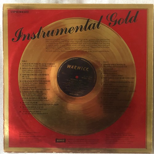 90 - Instrumental gold. 20 instrumental hits. Warwick records. Stereo WW5012