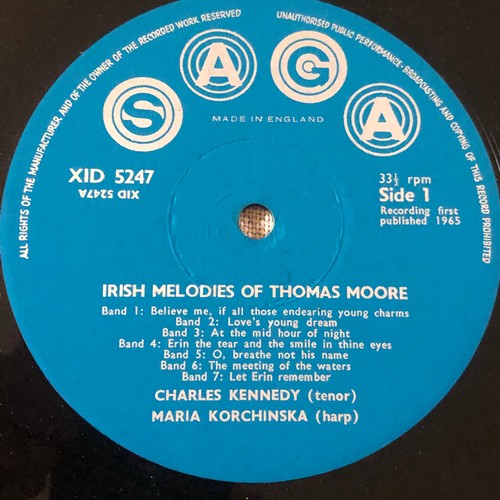 92 - Irish songs and melodies of Thomas Moore. Saga ARC. XID5247