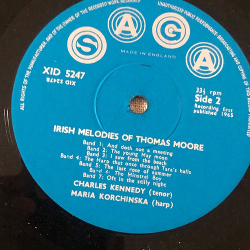 92 - Irish songs and melodies of Thomas Moore. Saga ARC. XID5247