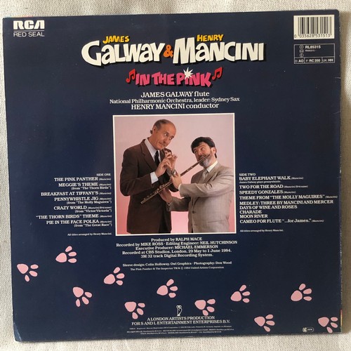 94 - James Galway and Henry Mancini. In the pink. RCA red seal RL 85315